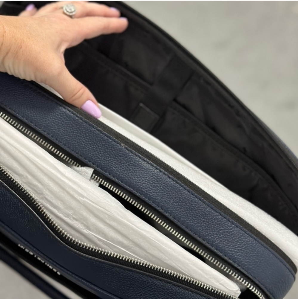 Michael Kors Navy briefcase men - Picture 9 of 12